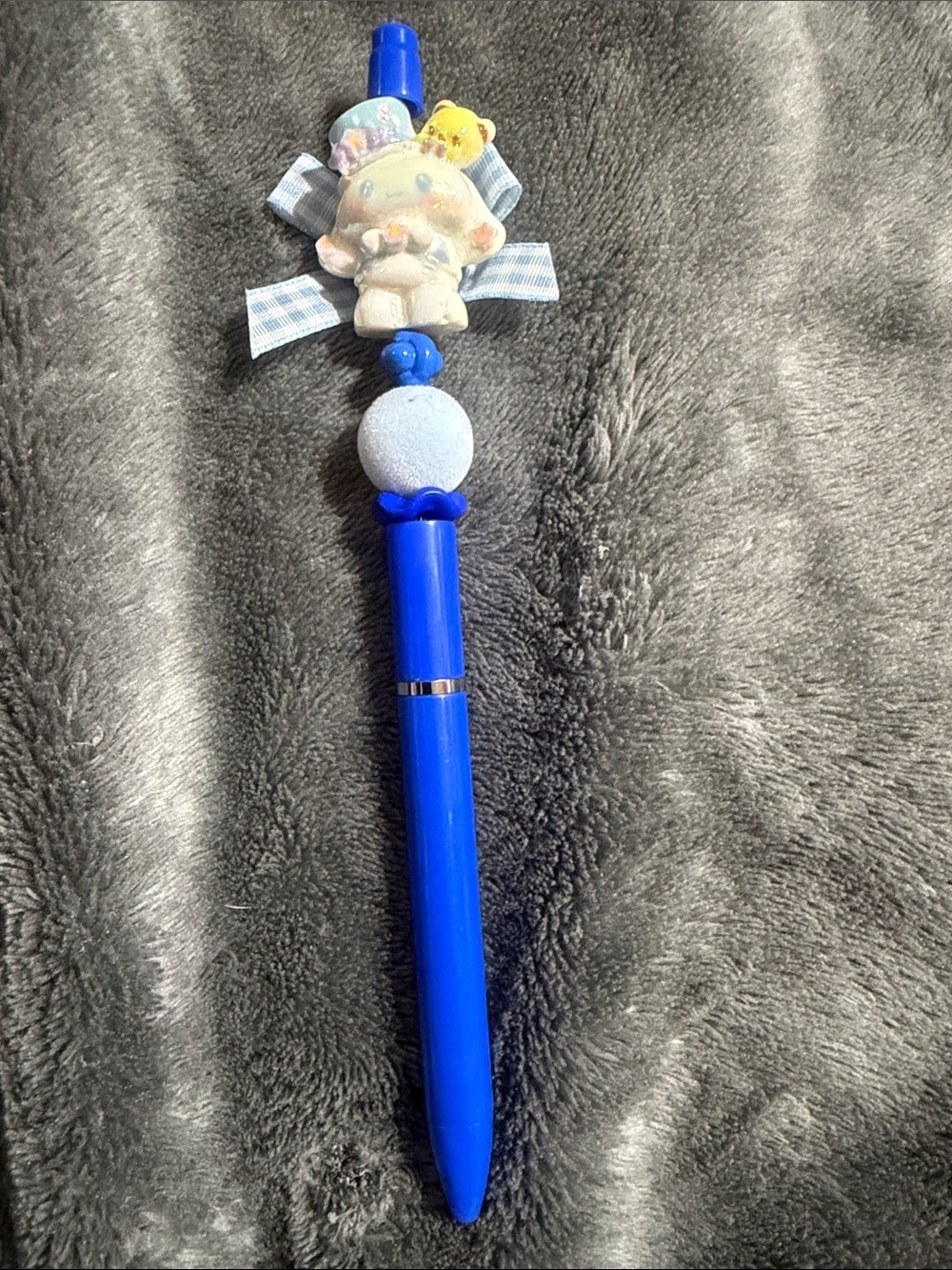Blue Cute Character Ballpoint Pen.